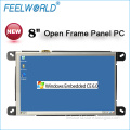 New 7inch Open Frame Industrial Touch Panel PC with WiFi LAN Port and Wince 6.0 OS